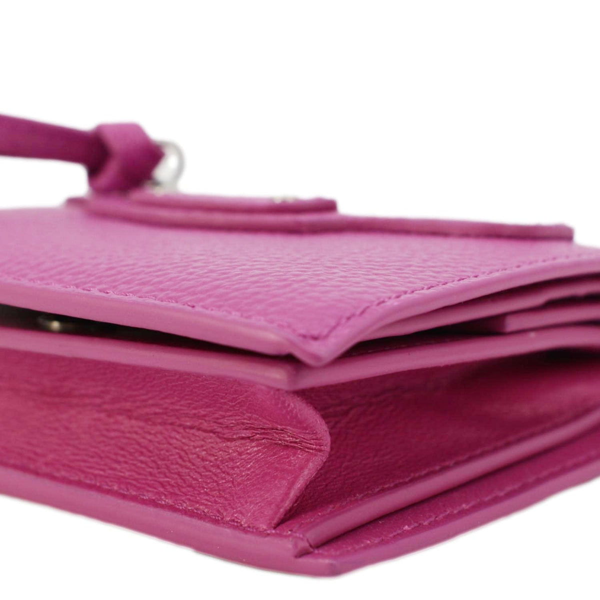 balenciaga Neo Classic Mini Leather Wallet Pink