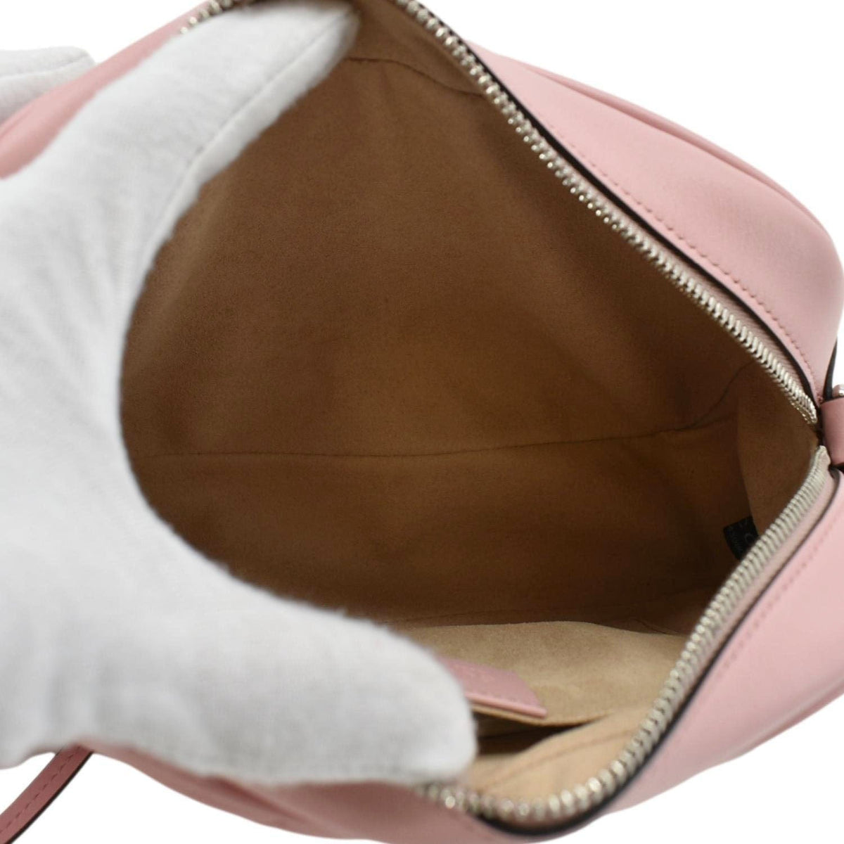 GUCCI GG Marmont Matelasse Leather Crossbody Bag Light Pink 447632