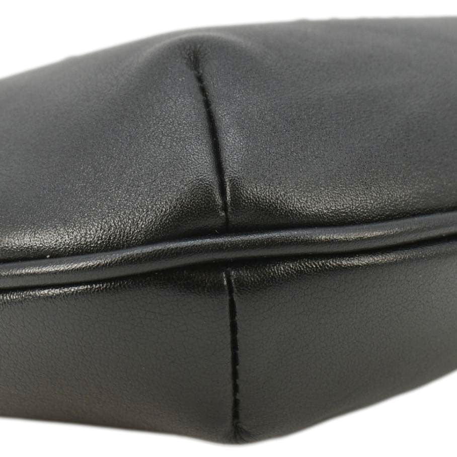 balenciaga Mary Kate Leather Shoulder Bag Black