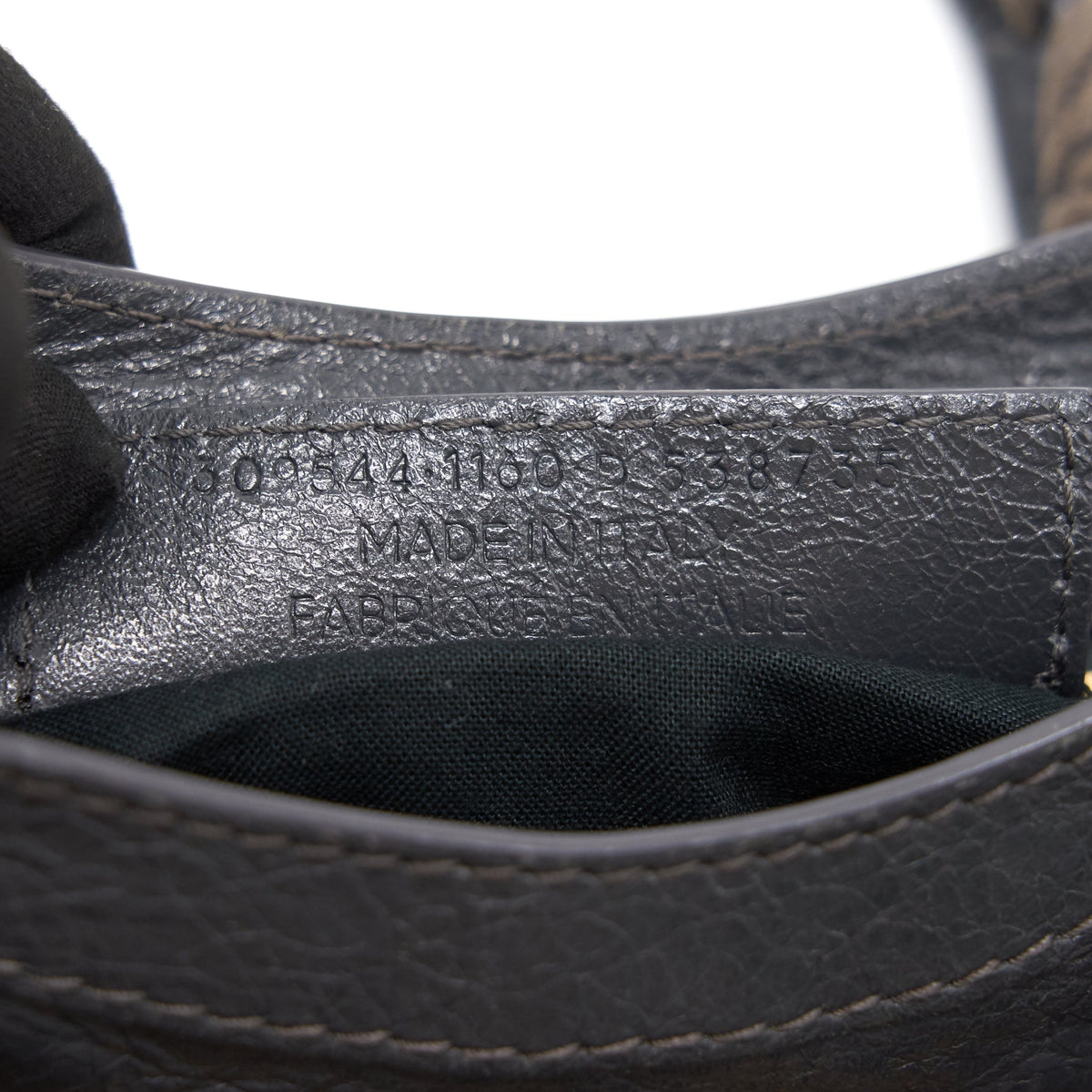 balenciaga Mini City Dark Grey GHW