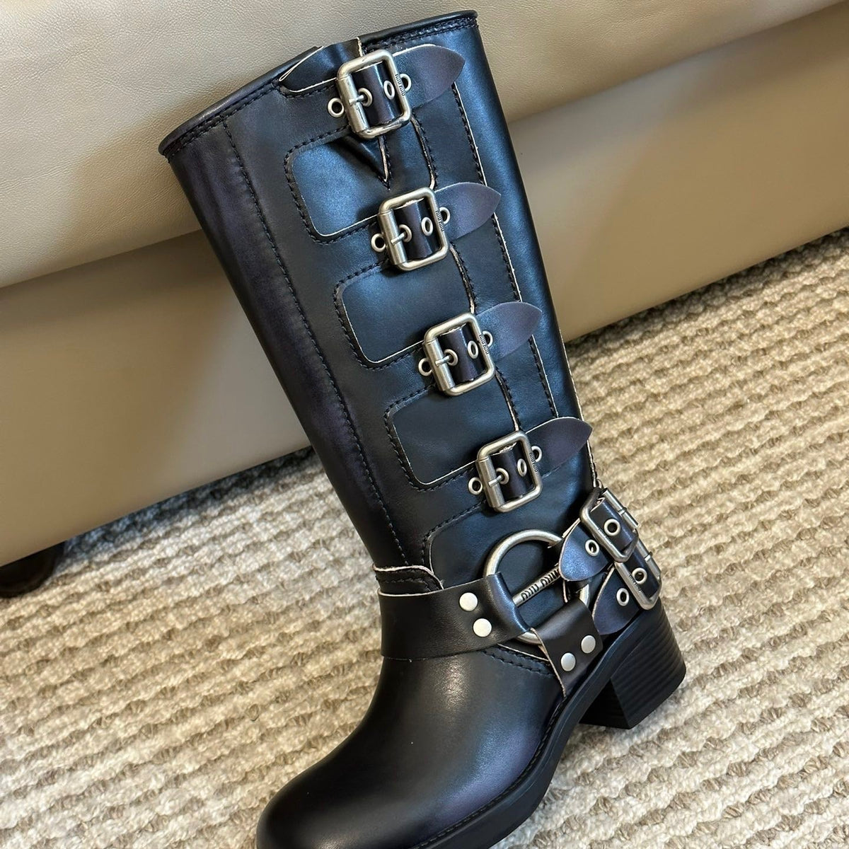 MIU M BOOTS