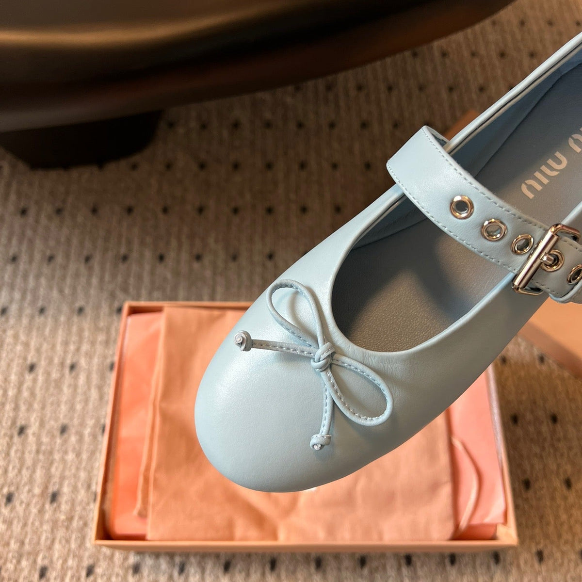 MIU M BALLERINA FLATS