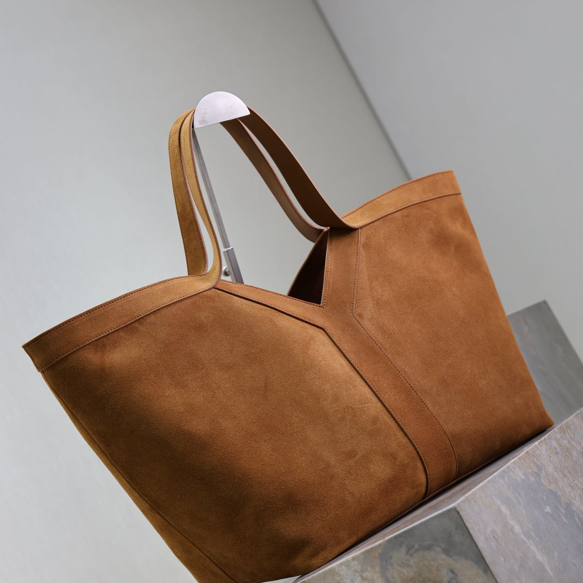 SL Y TOTE IN SUEDE BAG