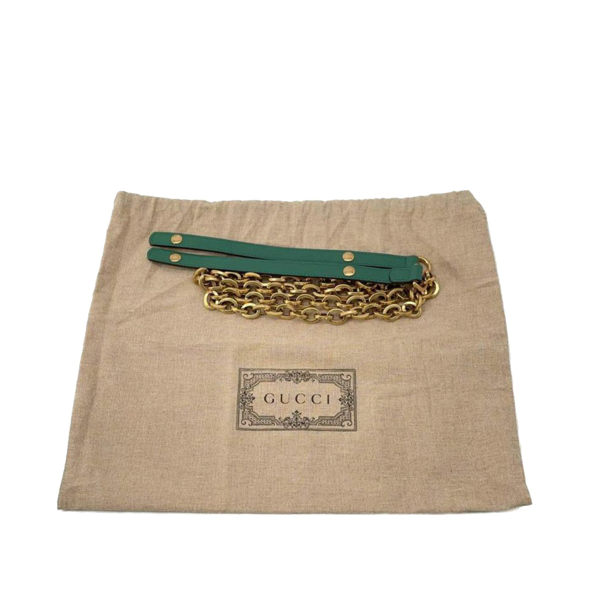 GUCCI Raffia Horsebit 1955 Chain Bag