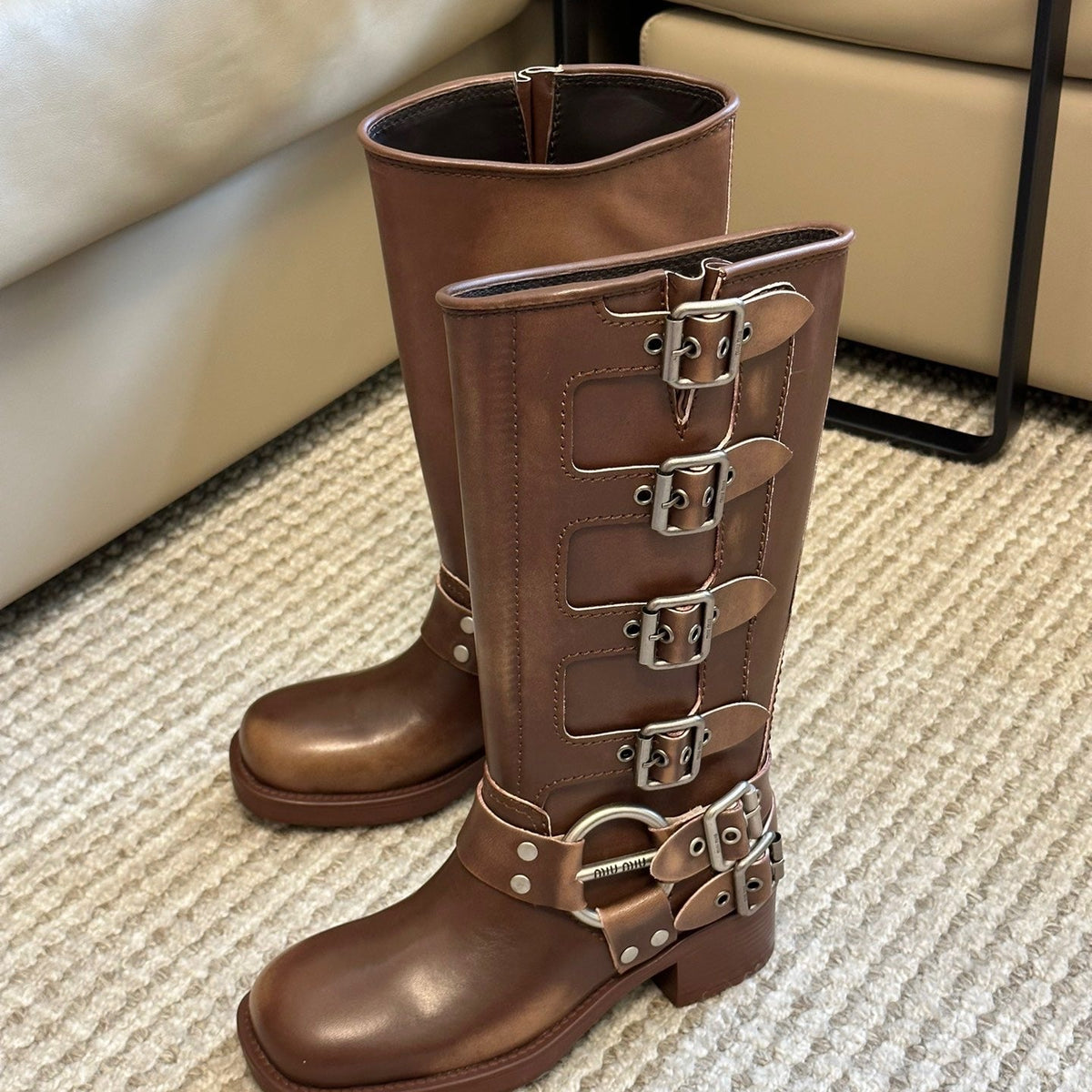 MIU M BOOTS