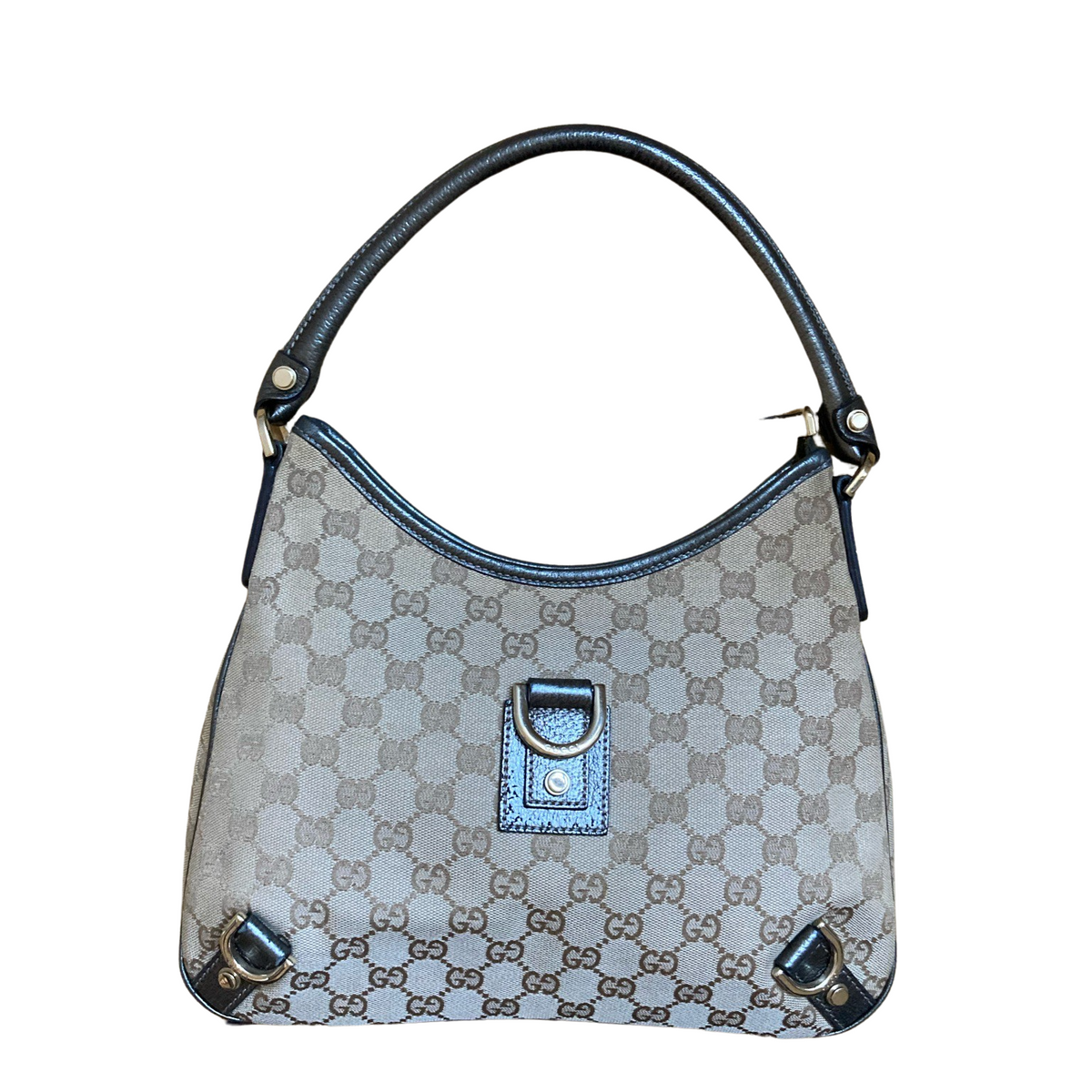 Gucci Abbey Jacquard & Leather Shoulder Bag