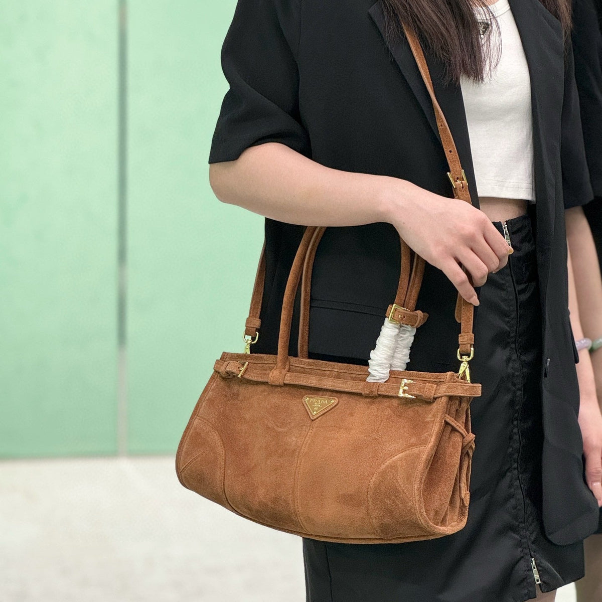 PD MEDIUM LEATHER HANDBAG