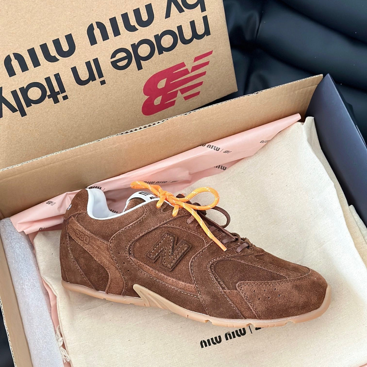 MIU M x NEW BALANCE TRAINERS