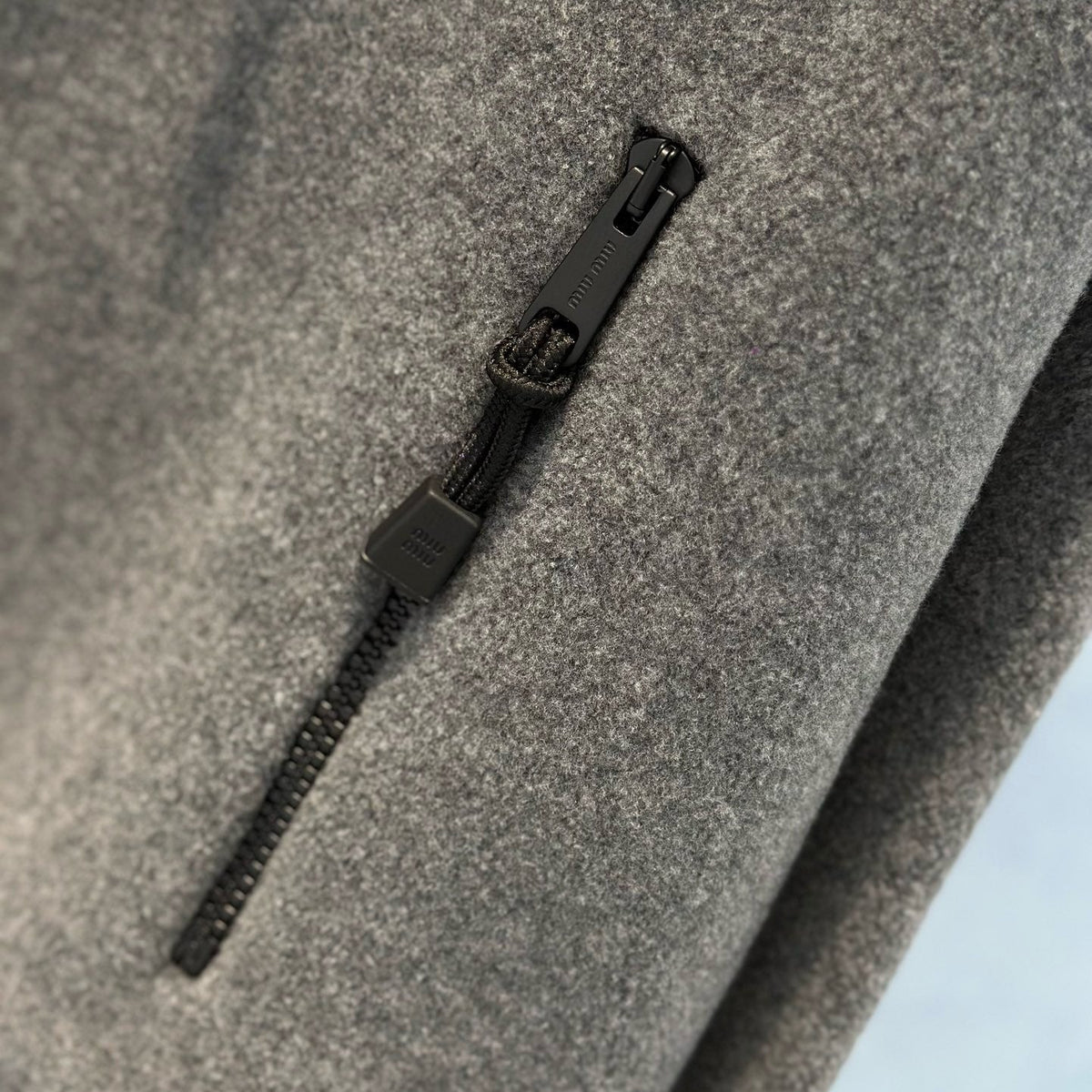 MIU M FLEECE JACKET