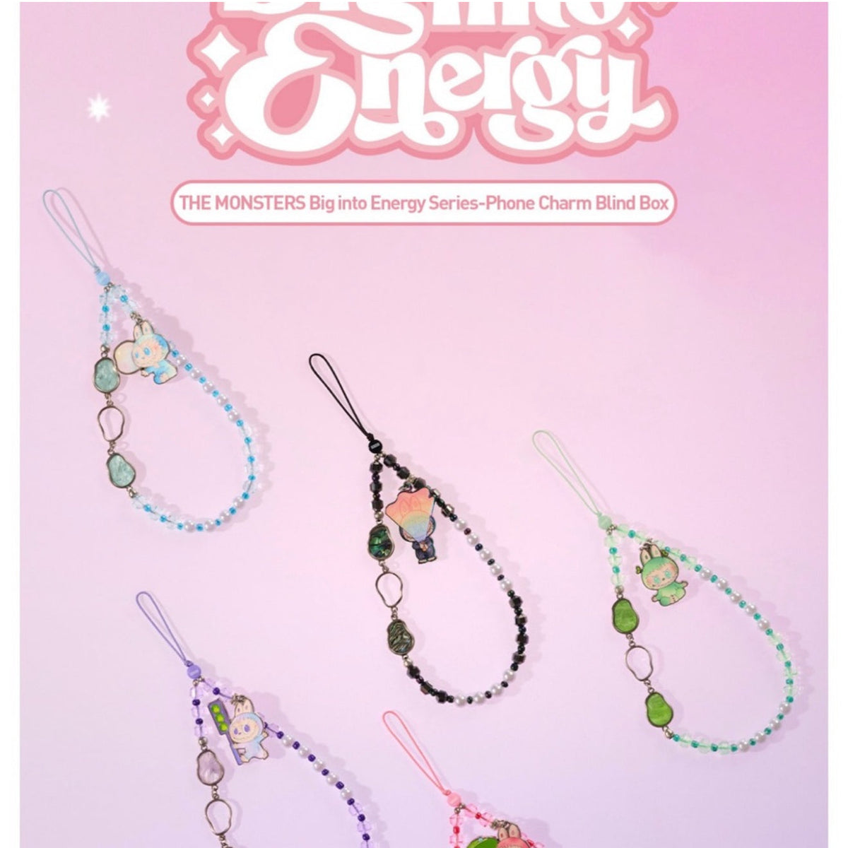 BIG INTO ENERGY PHONE CHARMS Authentic. (Price for 1 Surprise box)