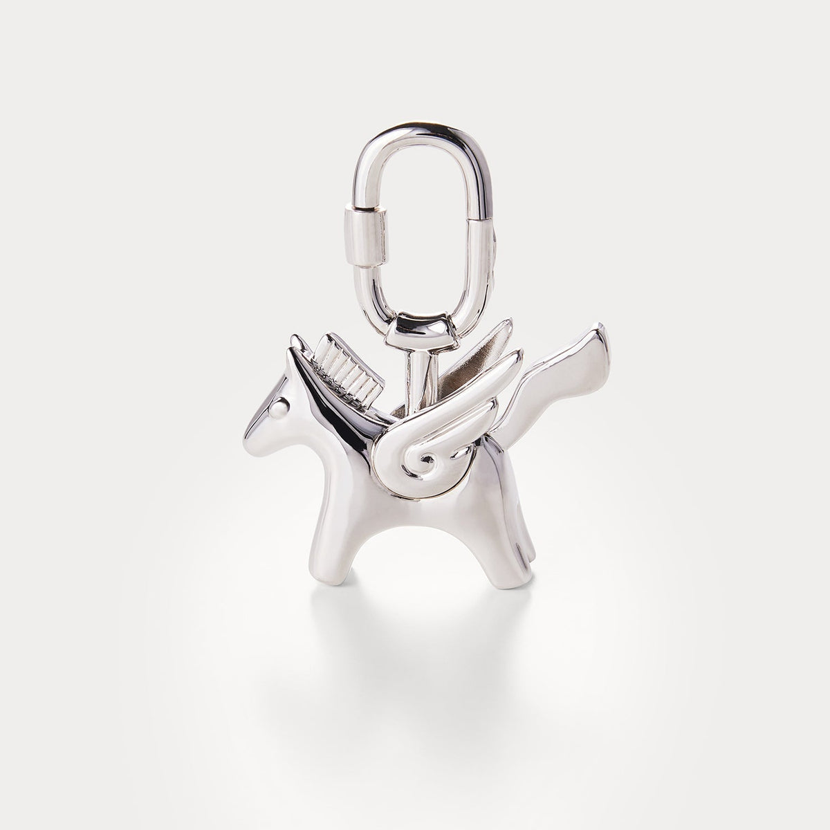 Classic Silver—Rodeo Pegase Bag Charm