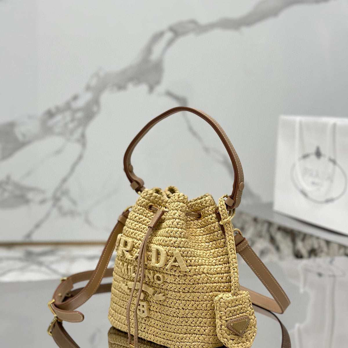 PD CROCHET MINI BUCKET BAG