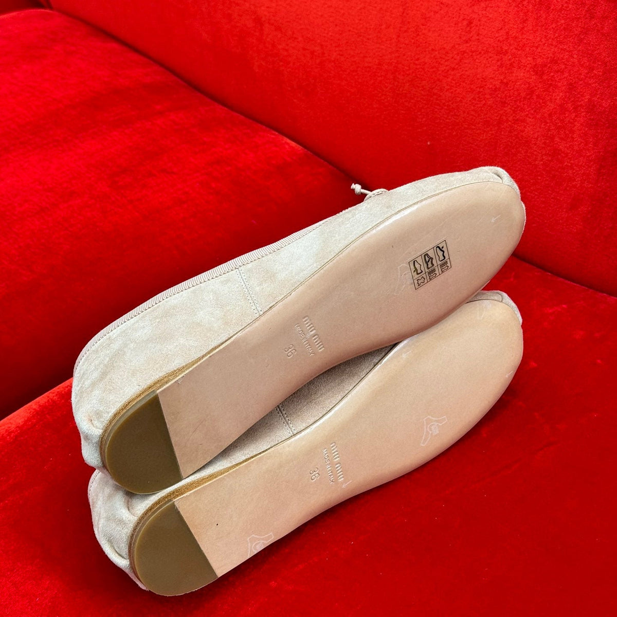 MIU M BALLERINA FLATS