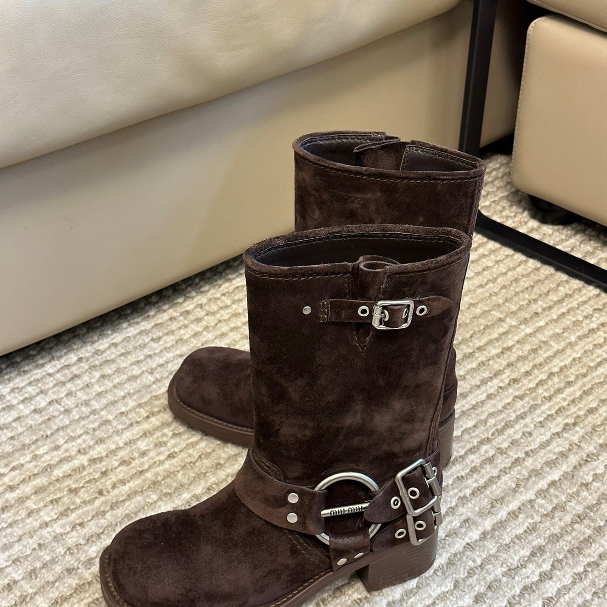 MIU M BOOTS