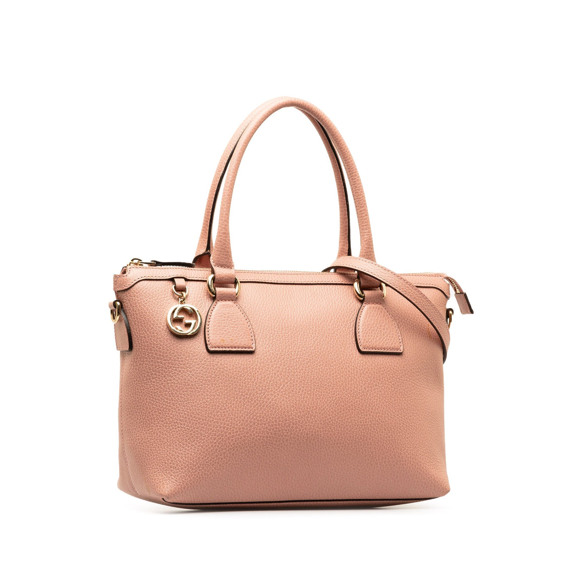 GUCCI Leather Charmy Satchel