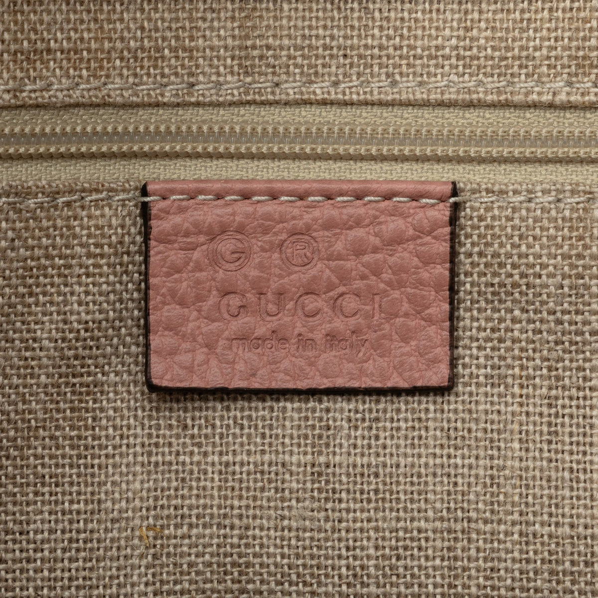 GUCCI Leather Charmy Satchel