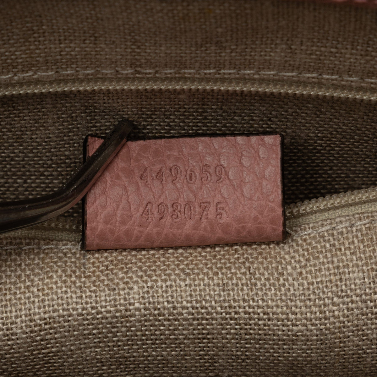 GUCCI Leather Charmy Satchel