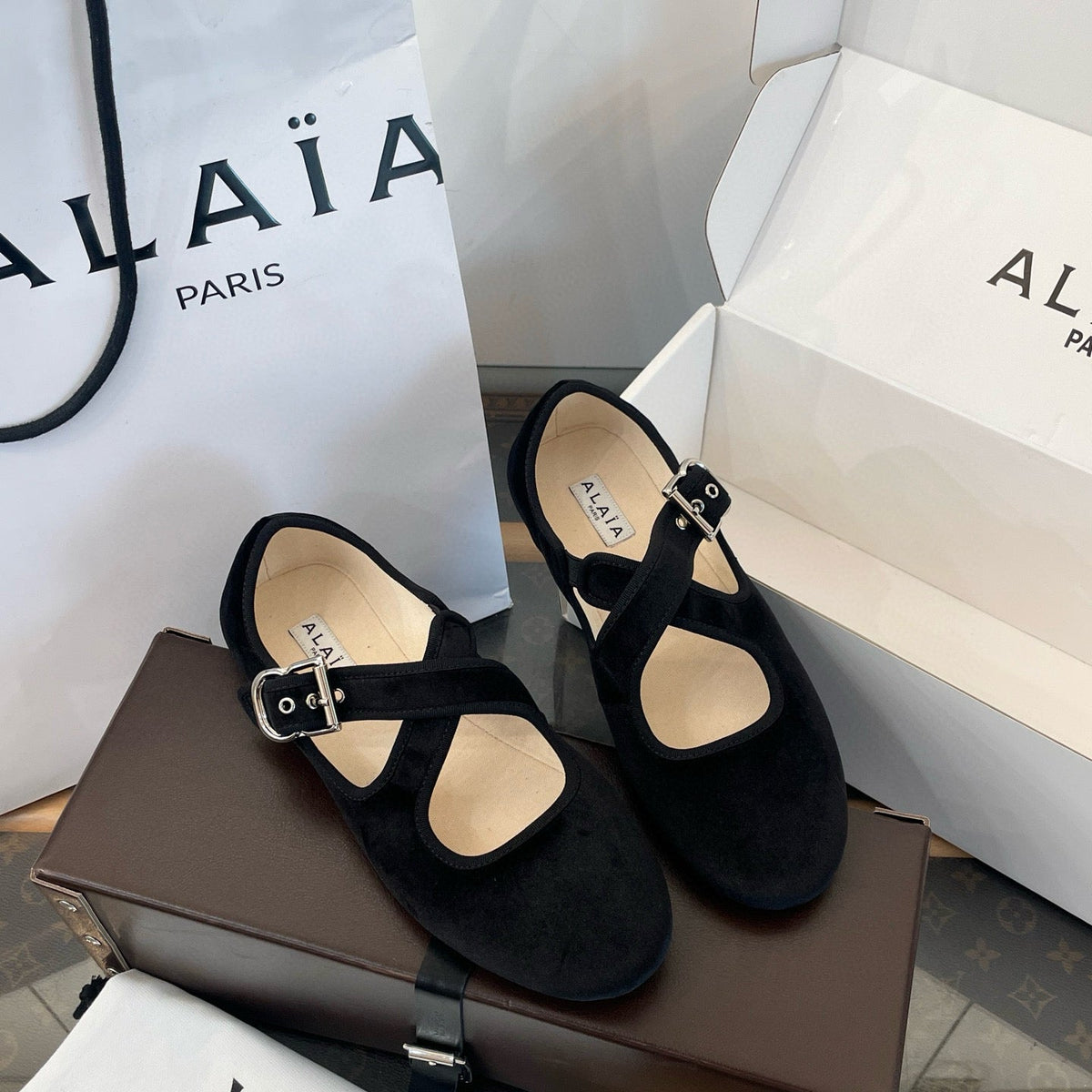 ALAIA BALLET FLATS