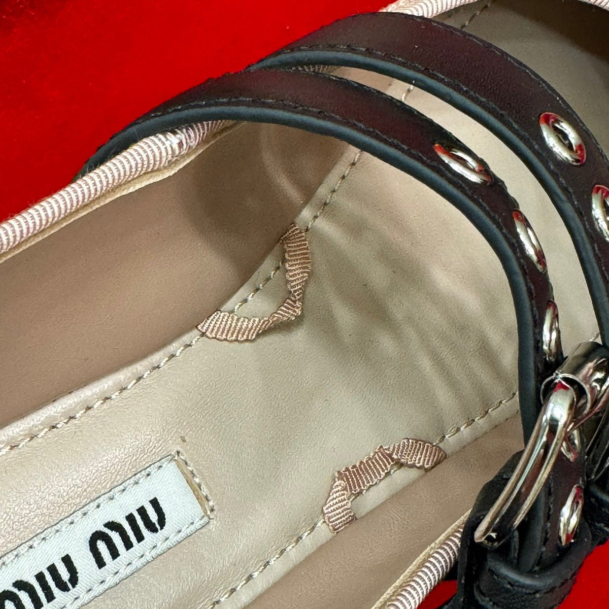 MIU M BALLERINA FLATS