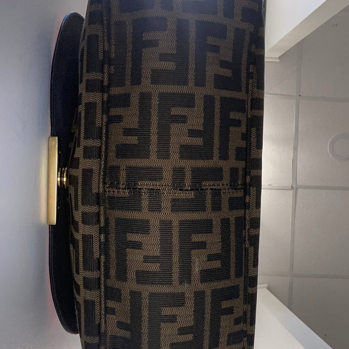 FENDI ZUCCA VITELLO ELITE CROSSBODY BAG