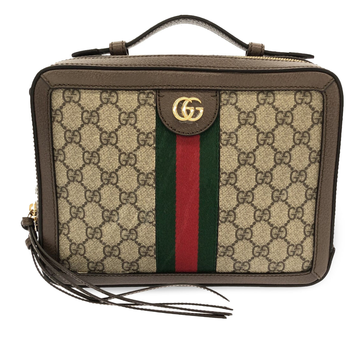 GUCCI Small GG Supreme Ophidia Satchel
