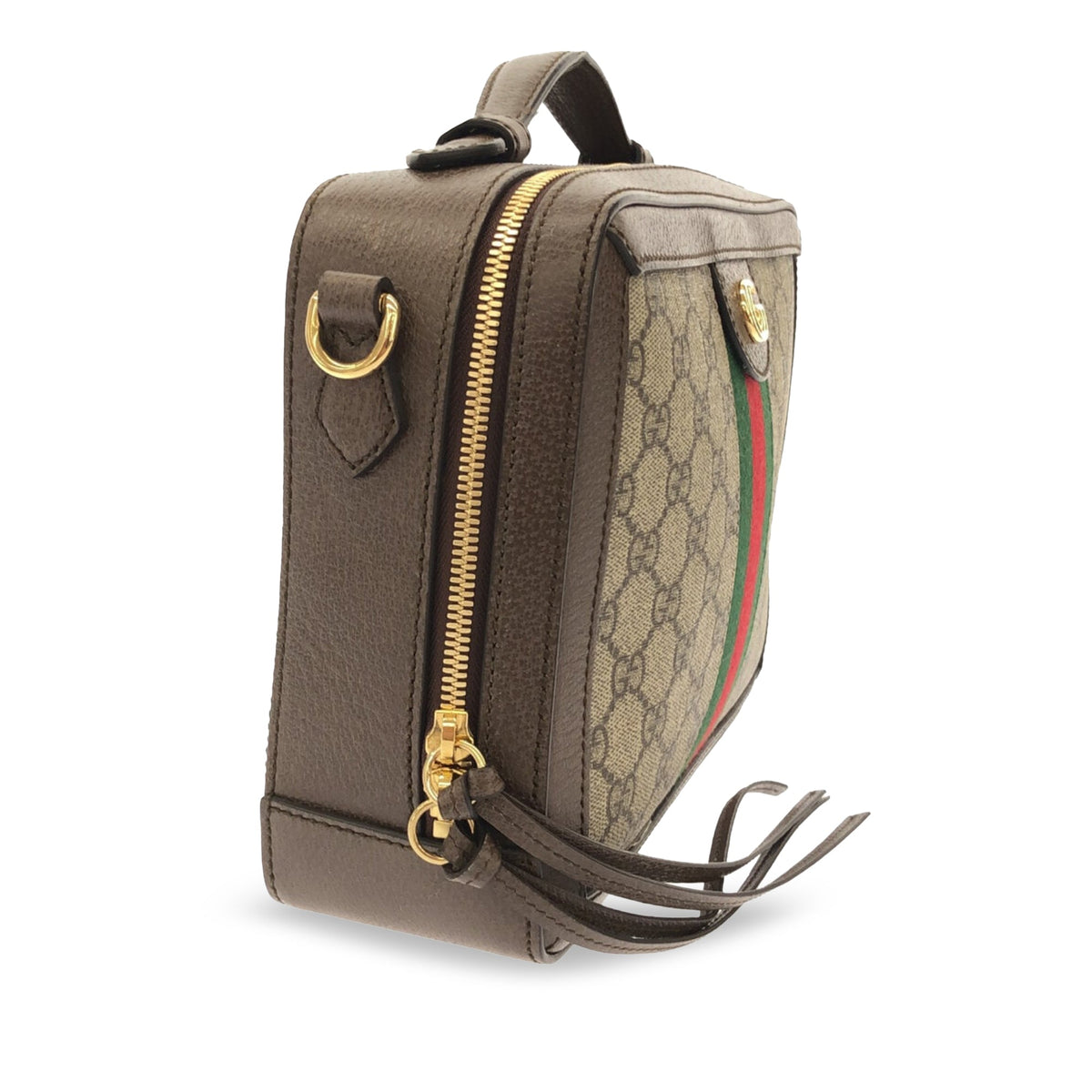 GUCCI Small GG Supreme Ophidia Satchel