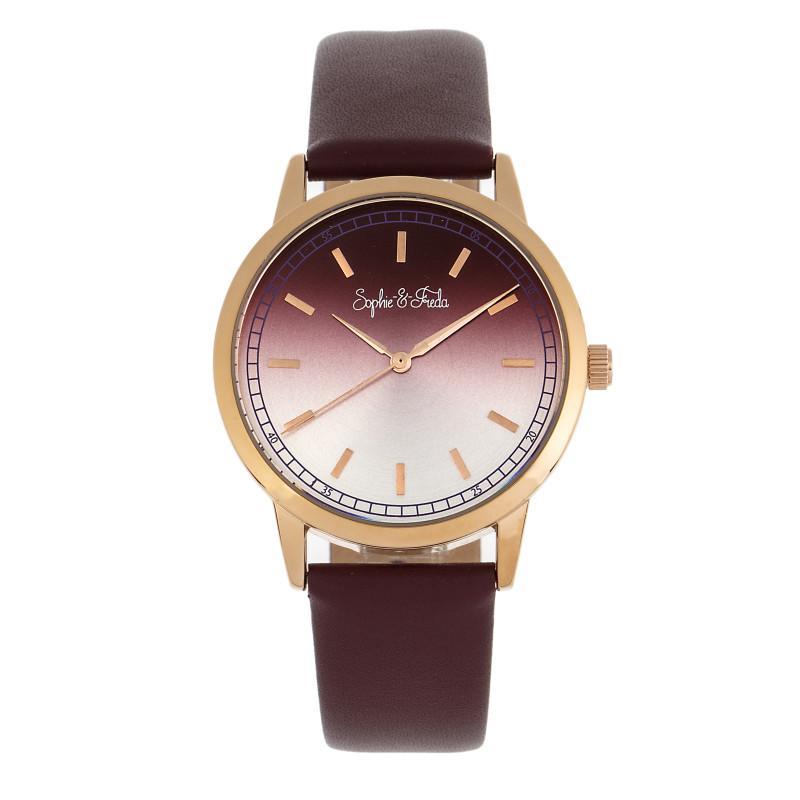 Sophie and Freda San Diego Leather-Band Watch