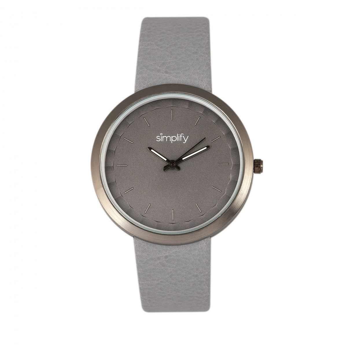 Simplify The 6000 Strap Watch - Gunmetal/Grey