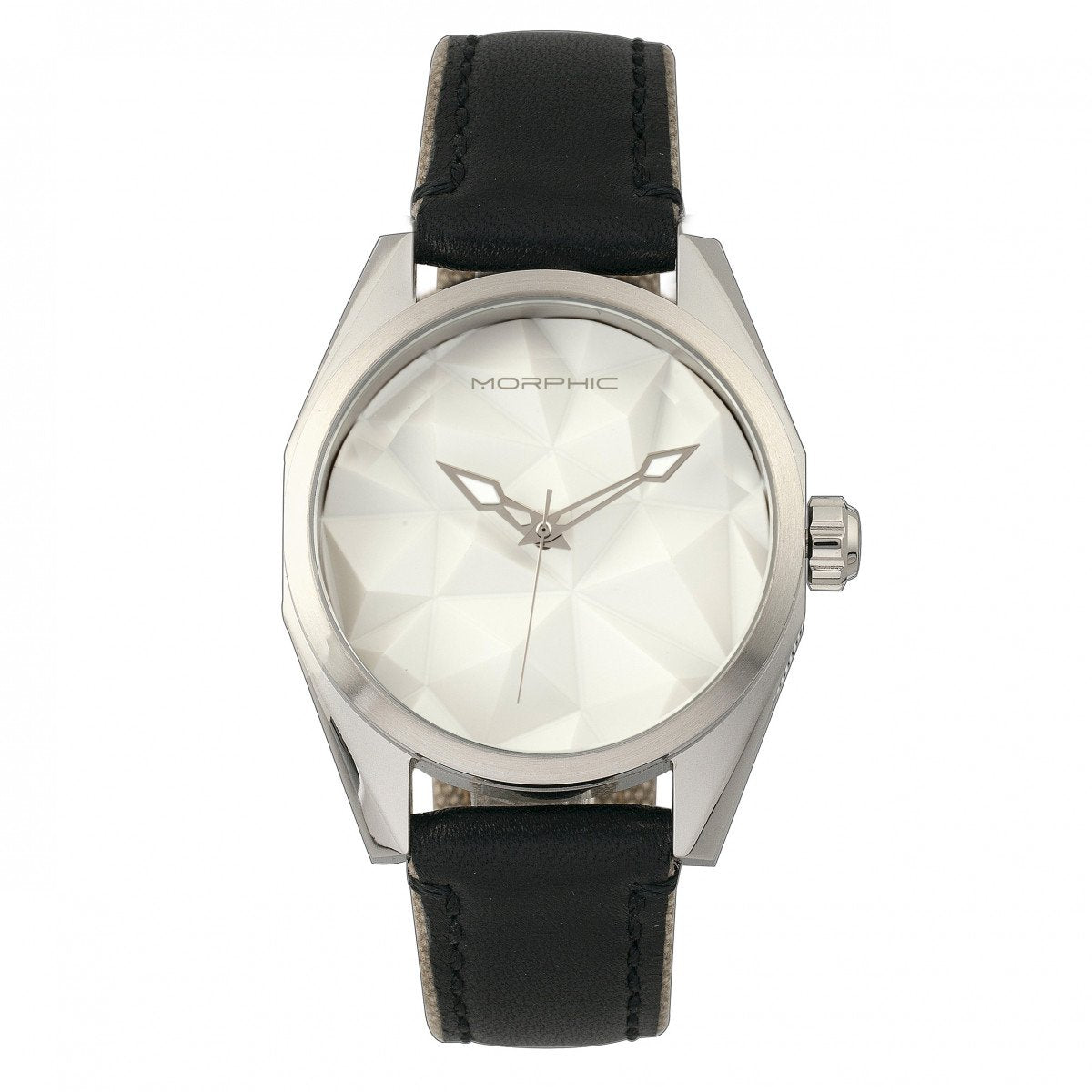 Morphic M59 Series Leather-Overlaid Canvas-Band Watch