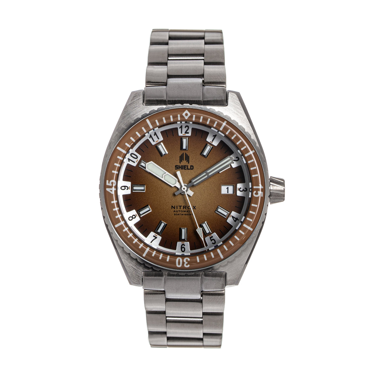 Shield Nitrox Bracelet Watch w/Date