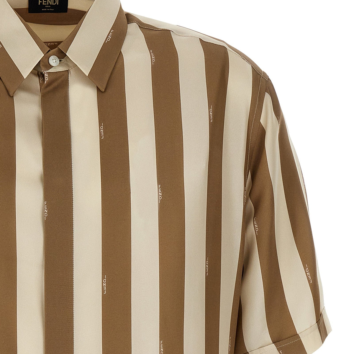 Fendi Men Pequin Shirt