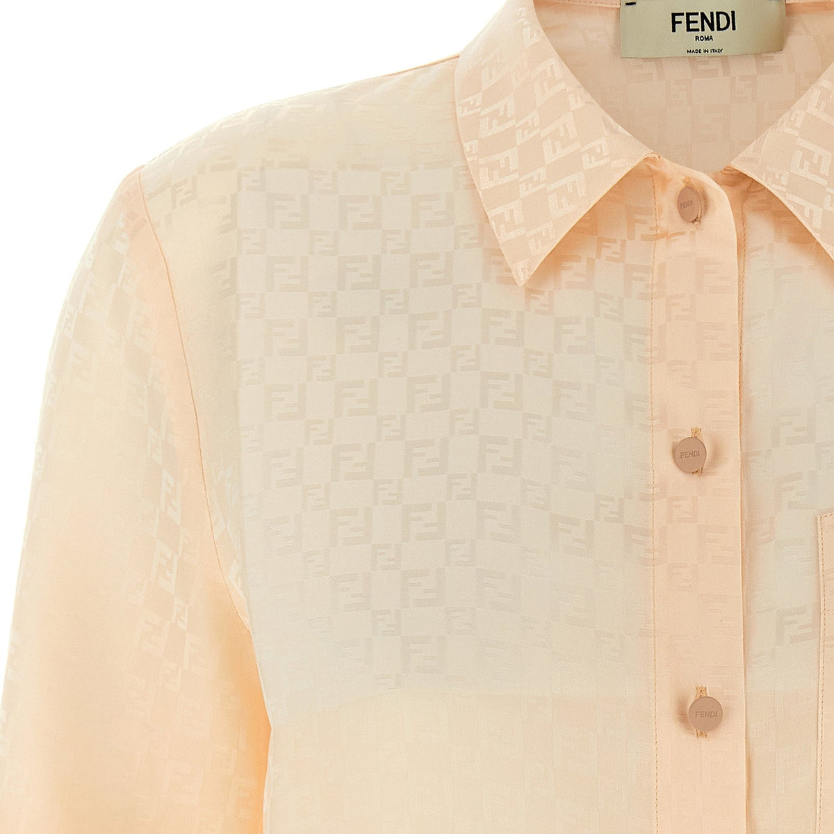 Fendi Women Ff Silk Shirt