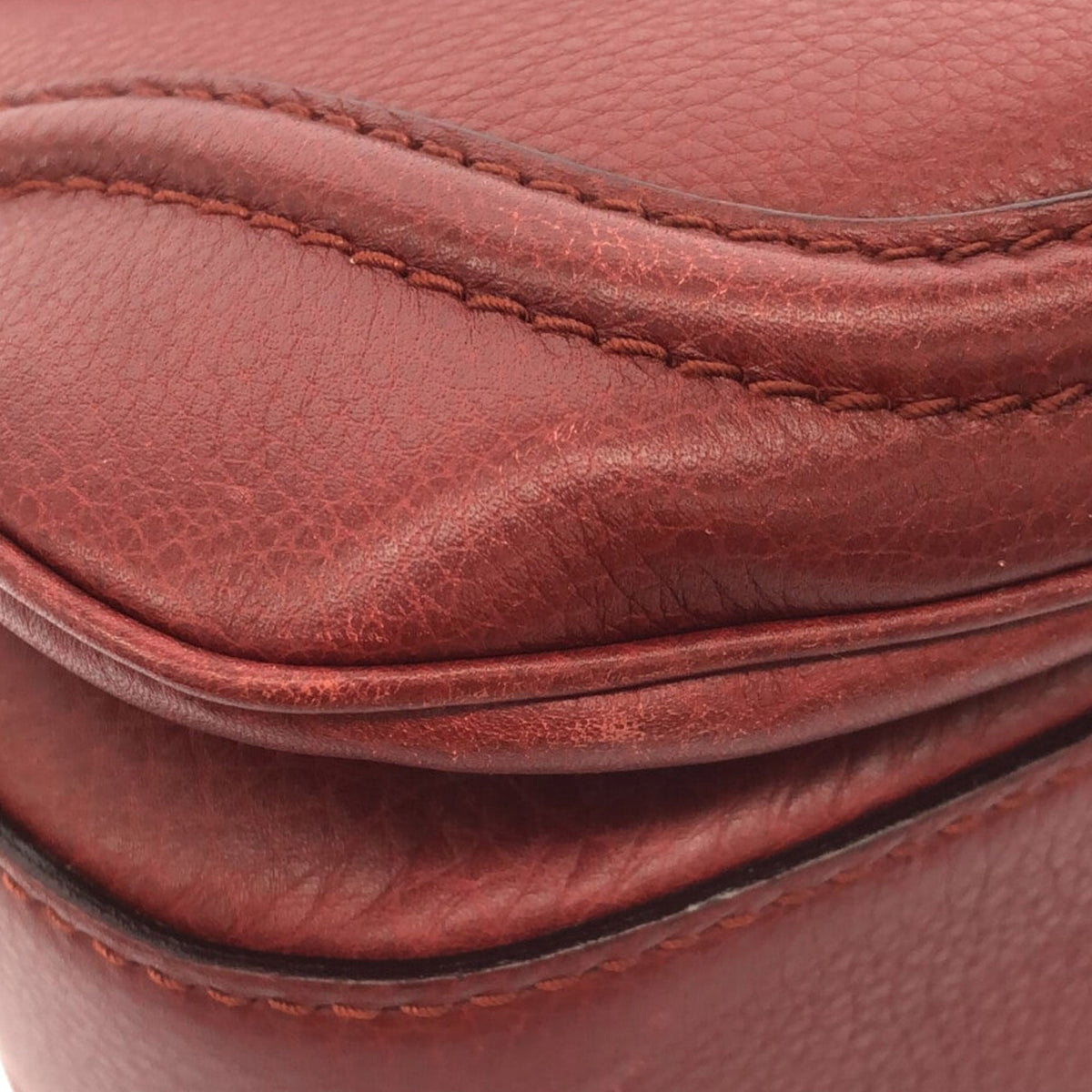 GUCCI Medium Leather New Bamboo Satchel