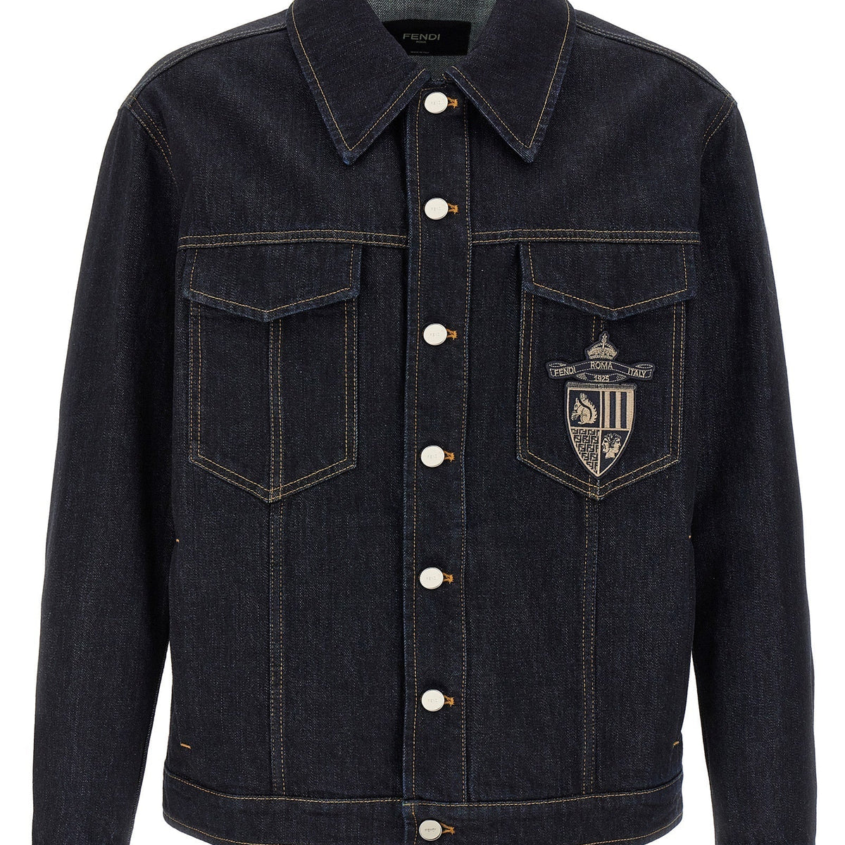 Fendi Men Fendi Crest Jacket
