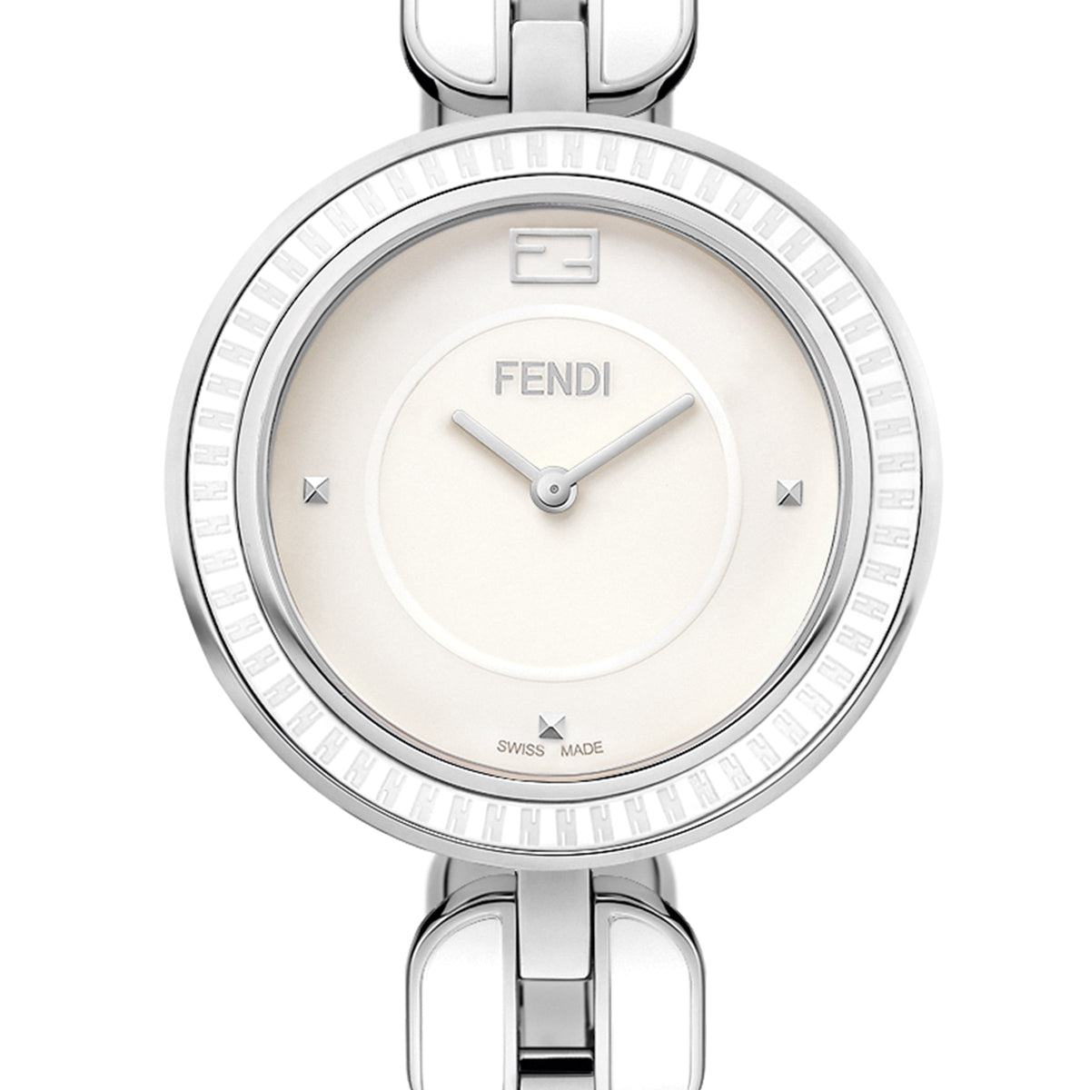 FENDI My Way 36 MM White Dial Ladies Watch