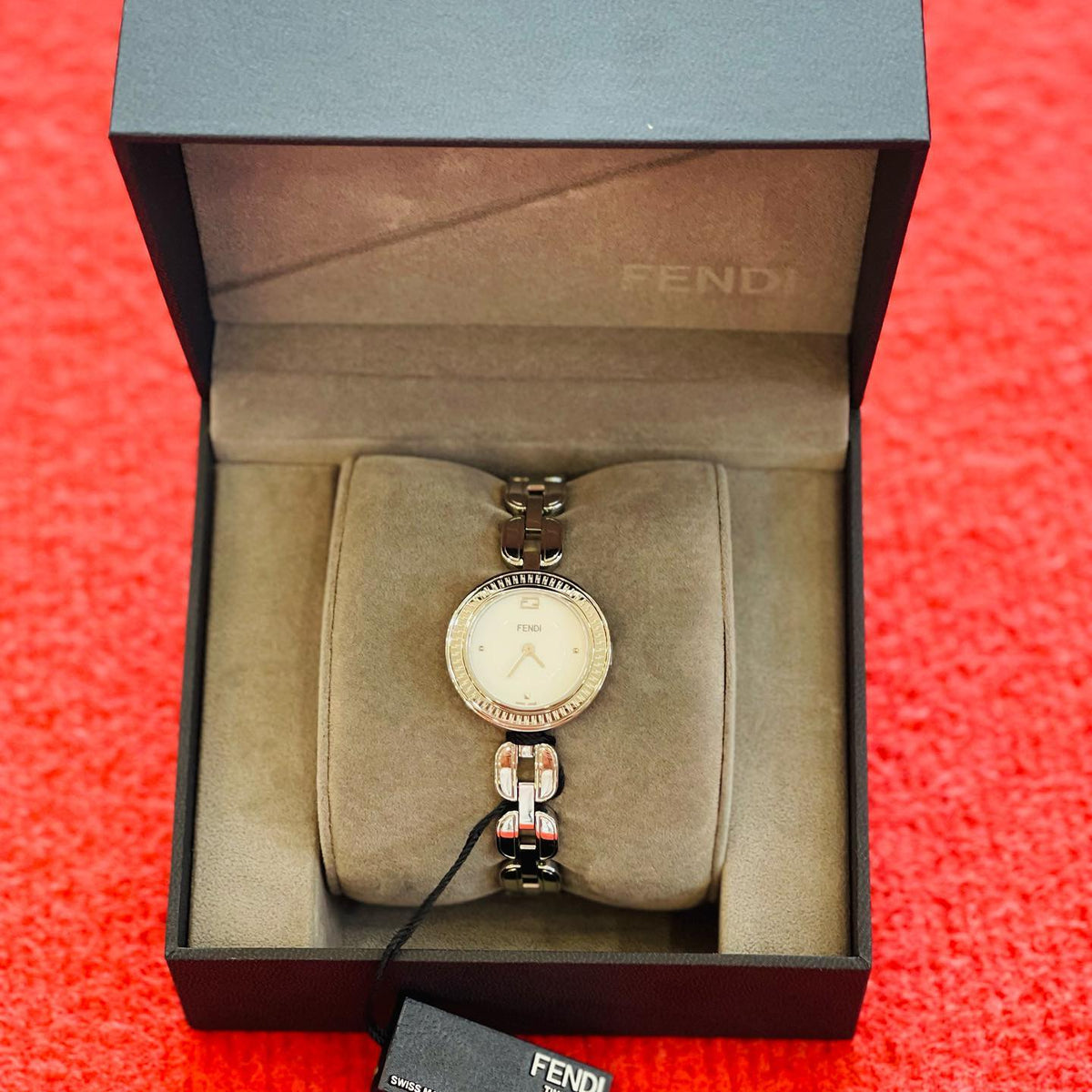 FENDI My Way 36 MM White Dial Ladies Watch