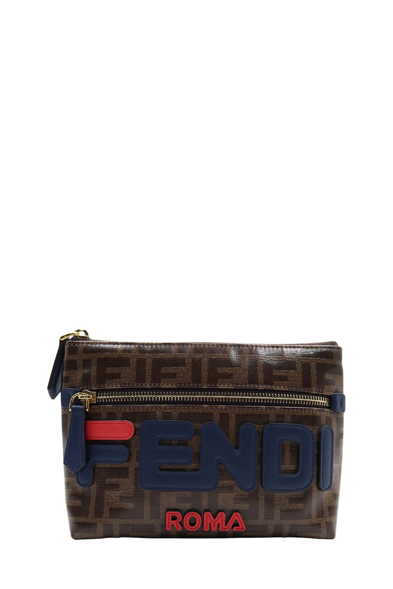 Mania Pyramid Pouch Brown