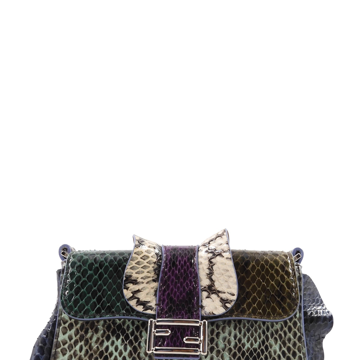 Micro Ruffle Baguette Multicolor