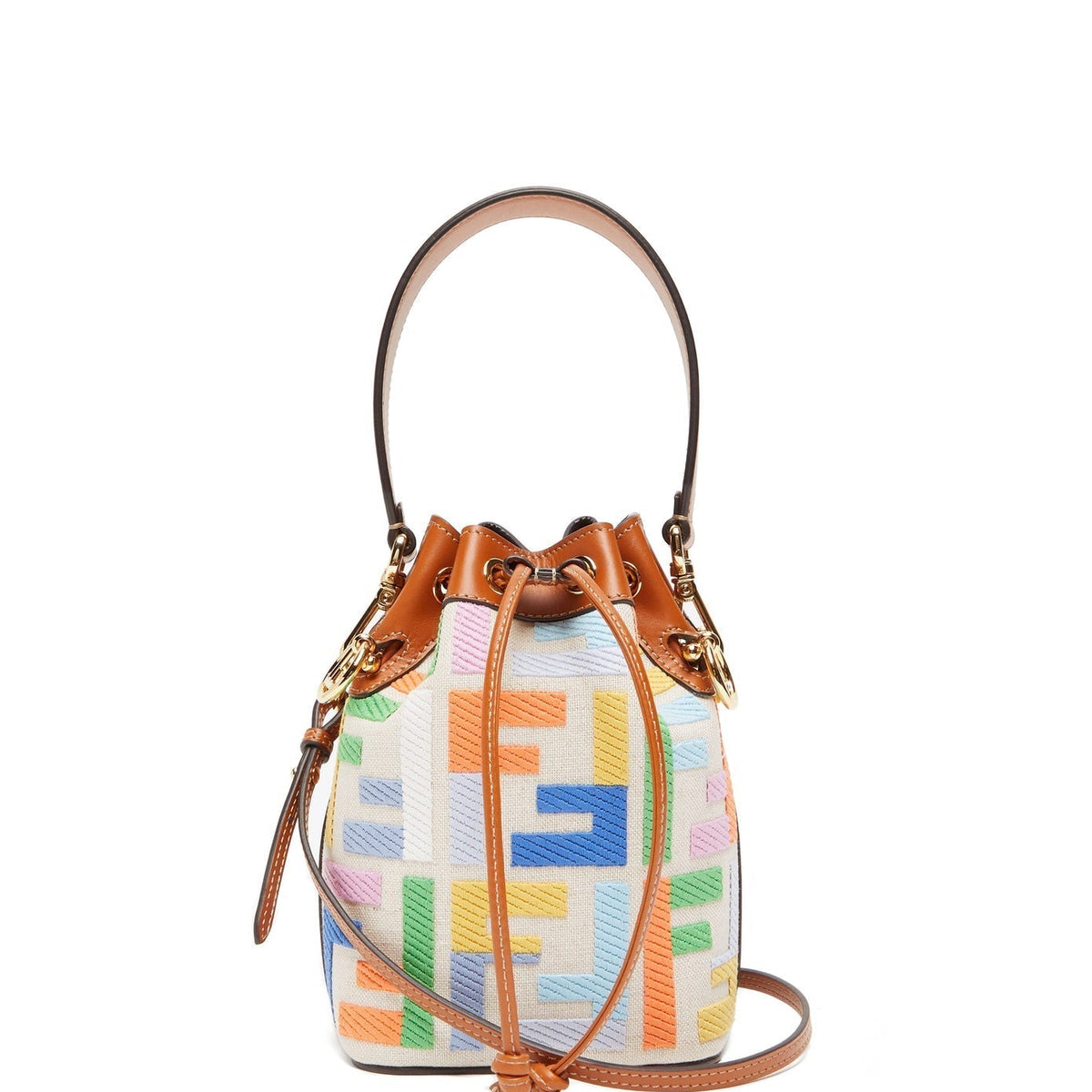 Fendi MON TRESOR FF Bucket Bag