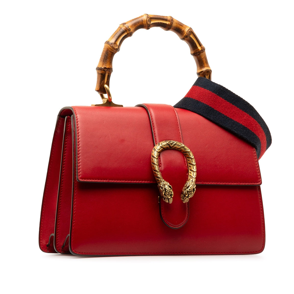 GUCCI Medium Bamboo Dionysus Web Satchel