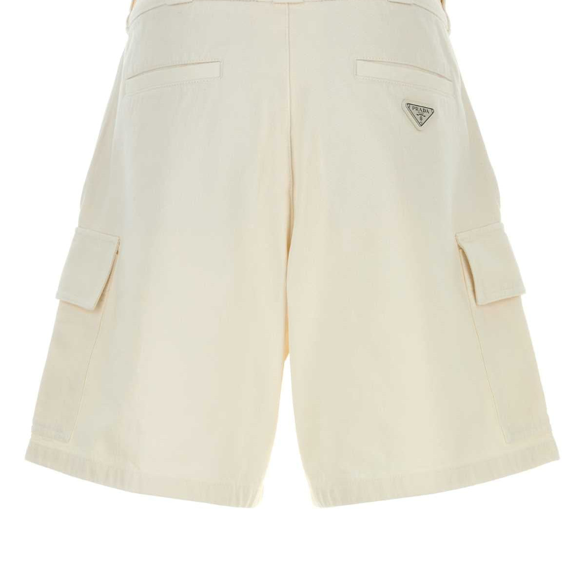 PRADA Denim Bermuda Shorts for Men - SS25