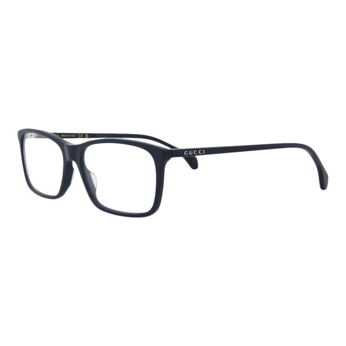 Gucci Mens Square/Rectangle Blue Blue Transparent Fashion Designer Eyewear