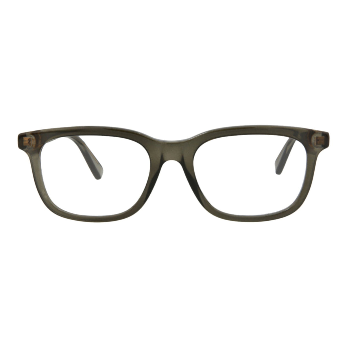 Gucci Mens Square/Rectangle Grey Grey Transparent Fashion Designer Eyewear