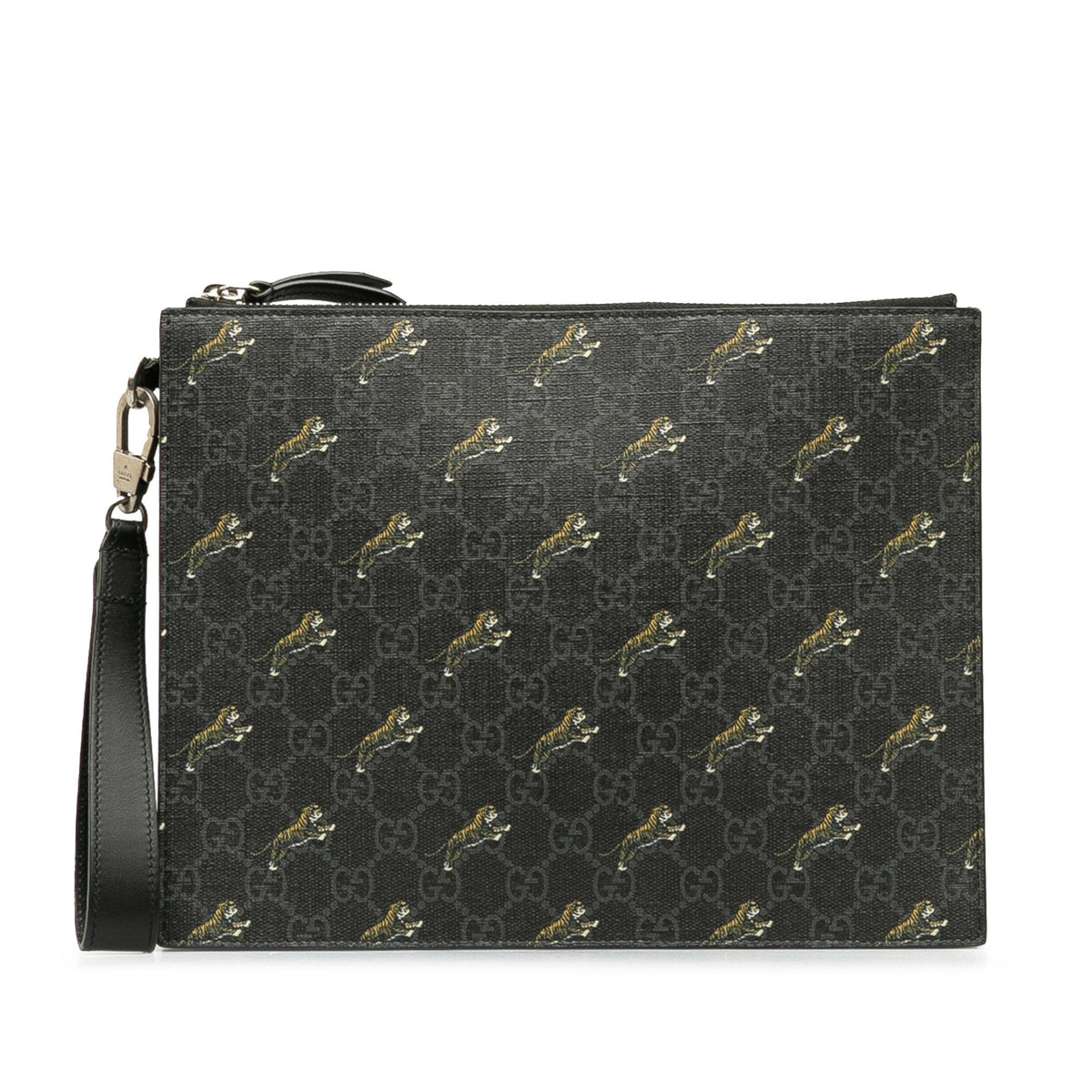 GUCCI GG Supreme Tiger Clutch Bag