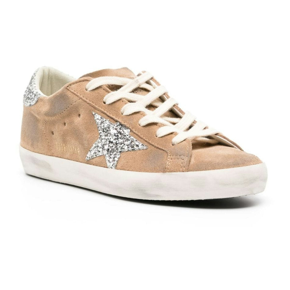 SUPER STAR SUEDE UPPER GLITTER STAR