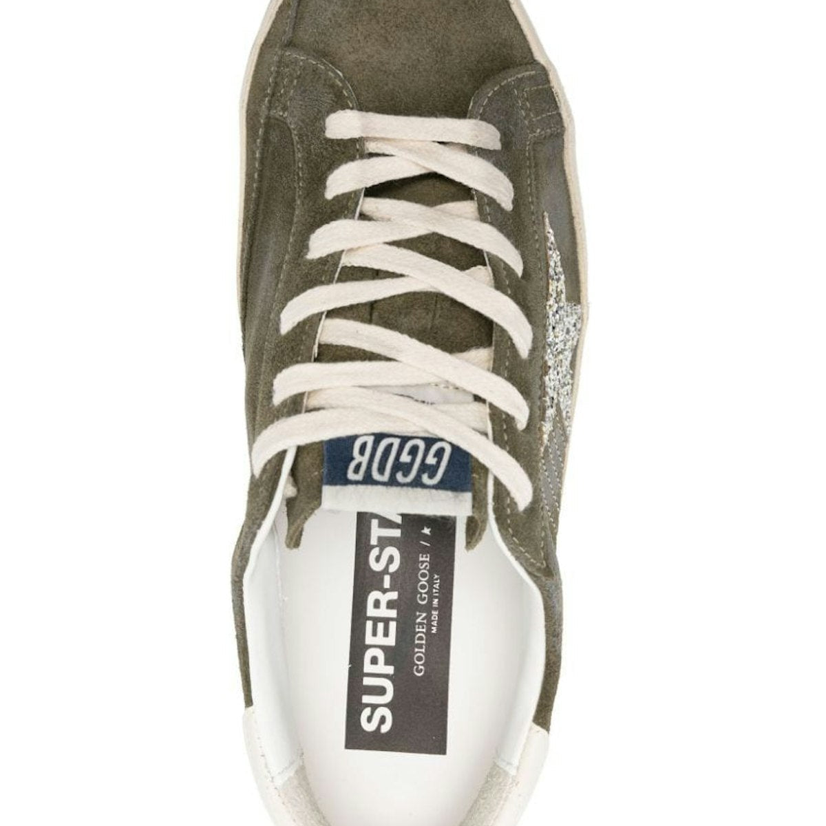 SUPER STAR SUEDE UPPER GLITTER STAR