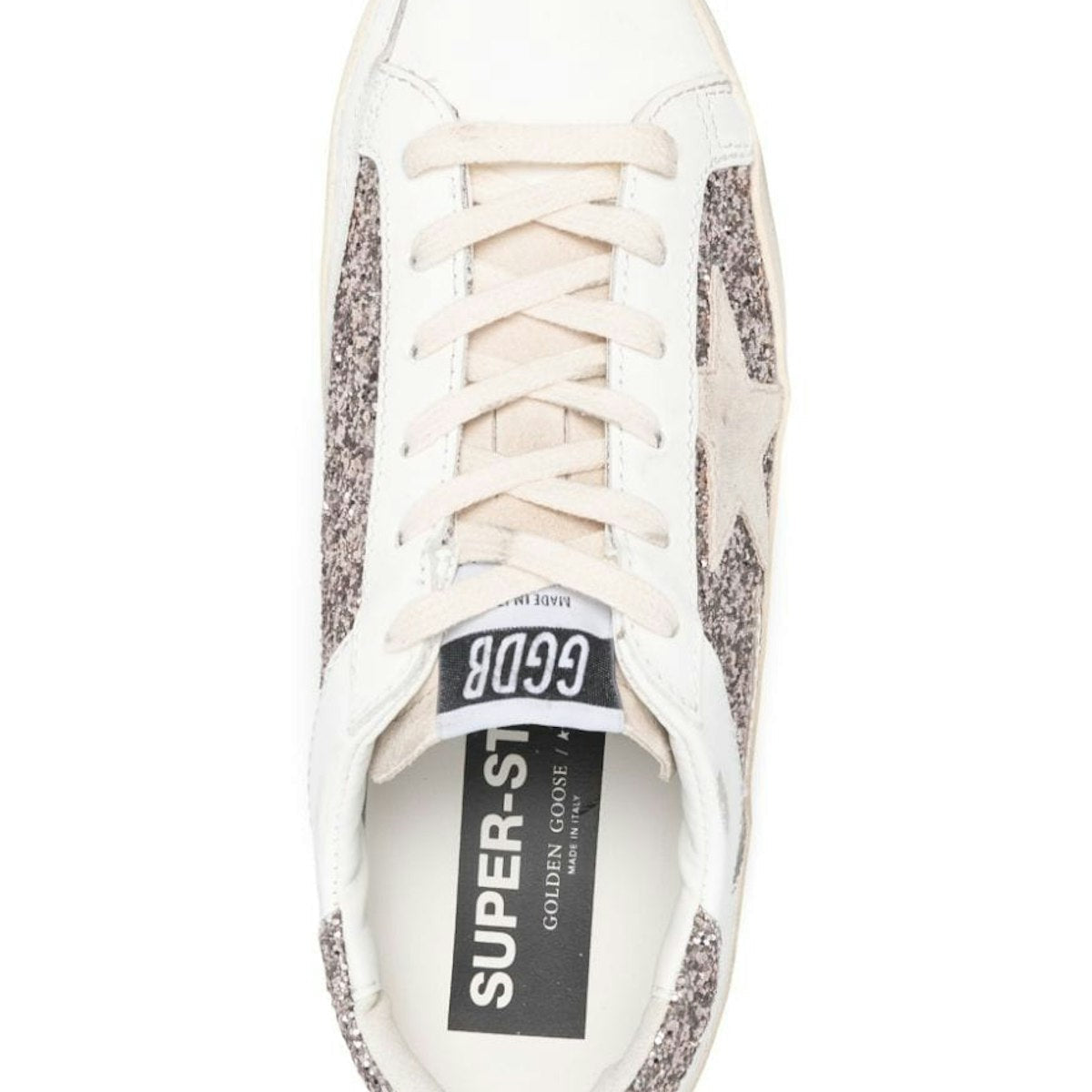 SUPER-STAR GLITTER AND LEATHER UPPE
