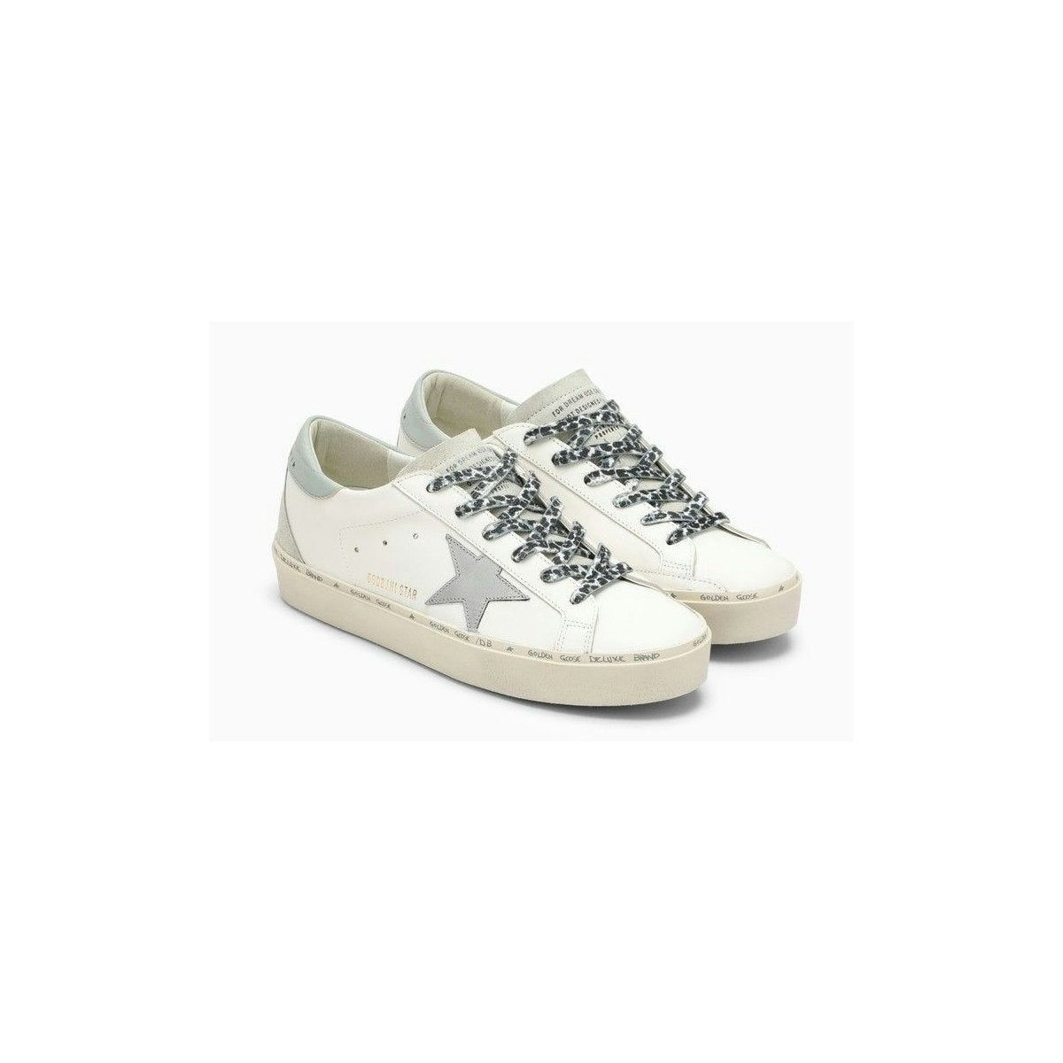 LOW HI STAR WHITE SNEAKERS WITH PLATFORM