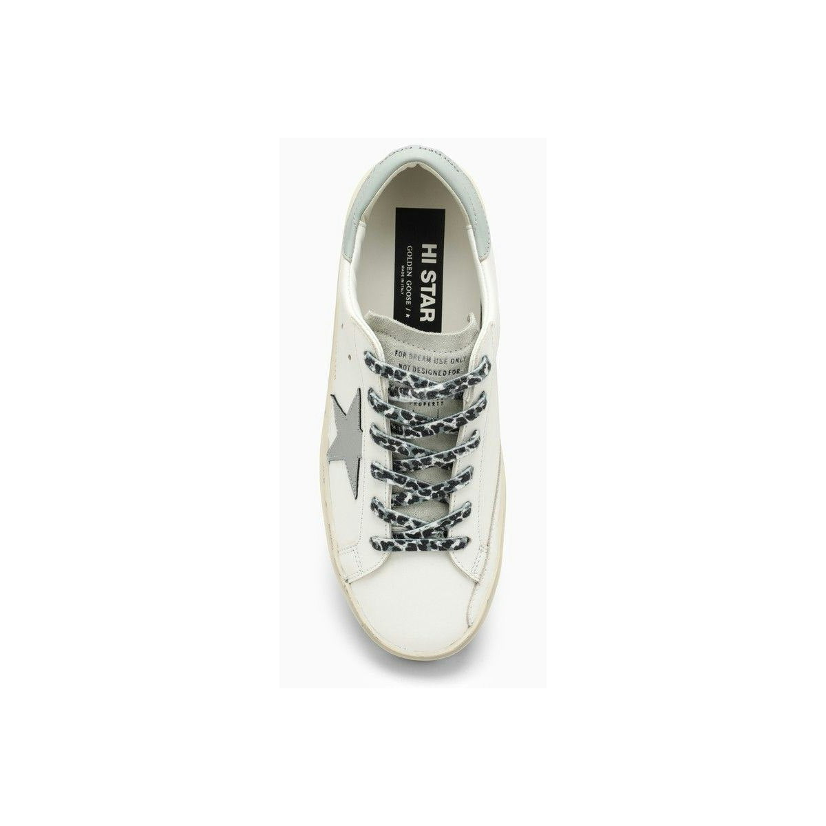 LOW HI STAR WHITE SNEAKERS WITH PLATFORM