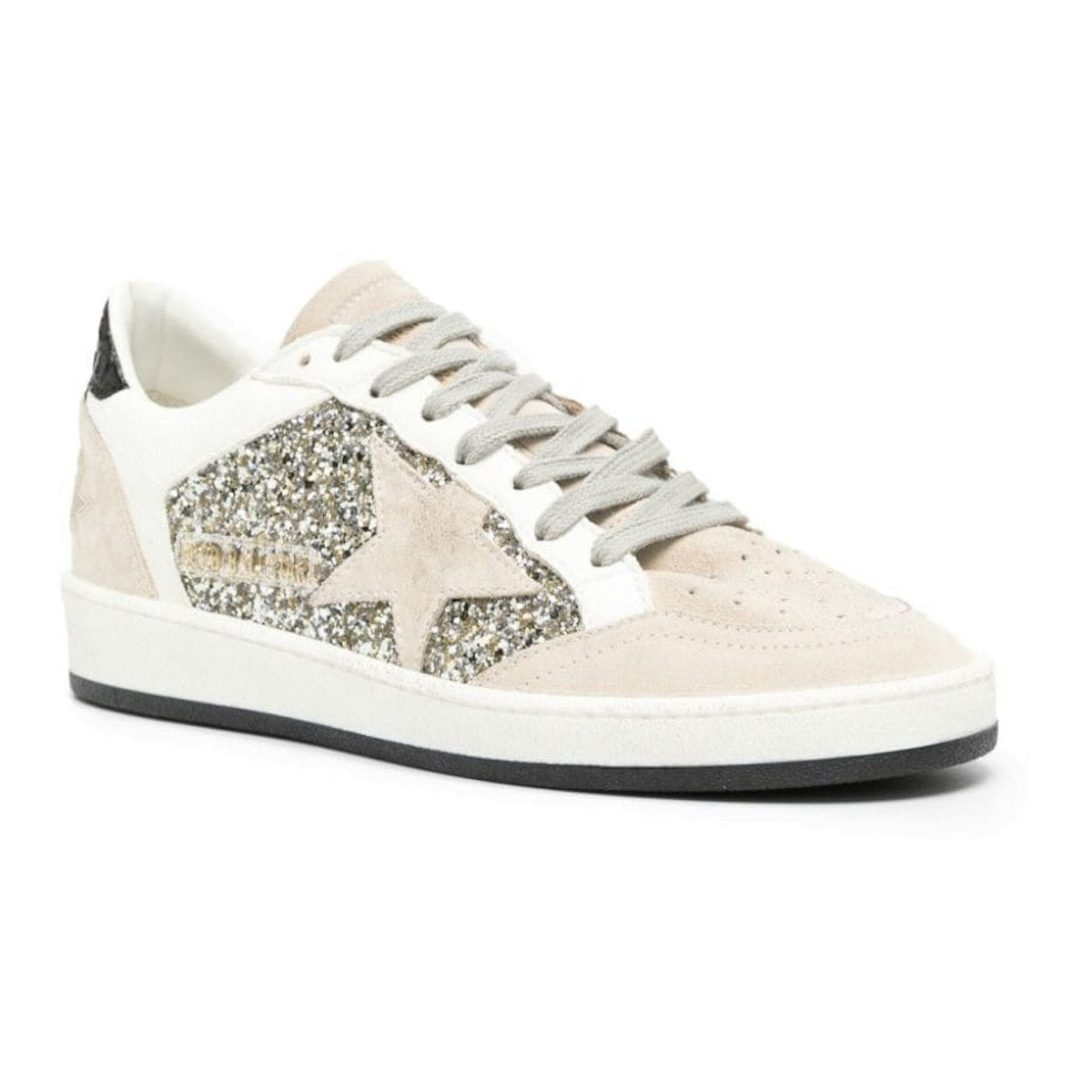 BALL STAR GLITTER AND LEATHER UPPER